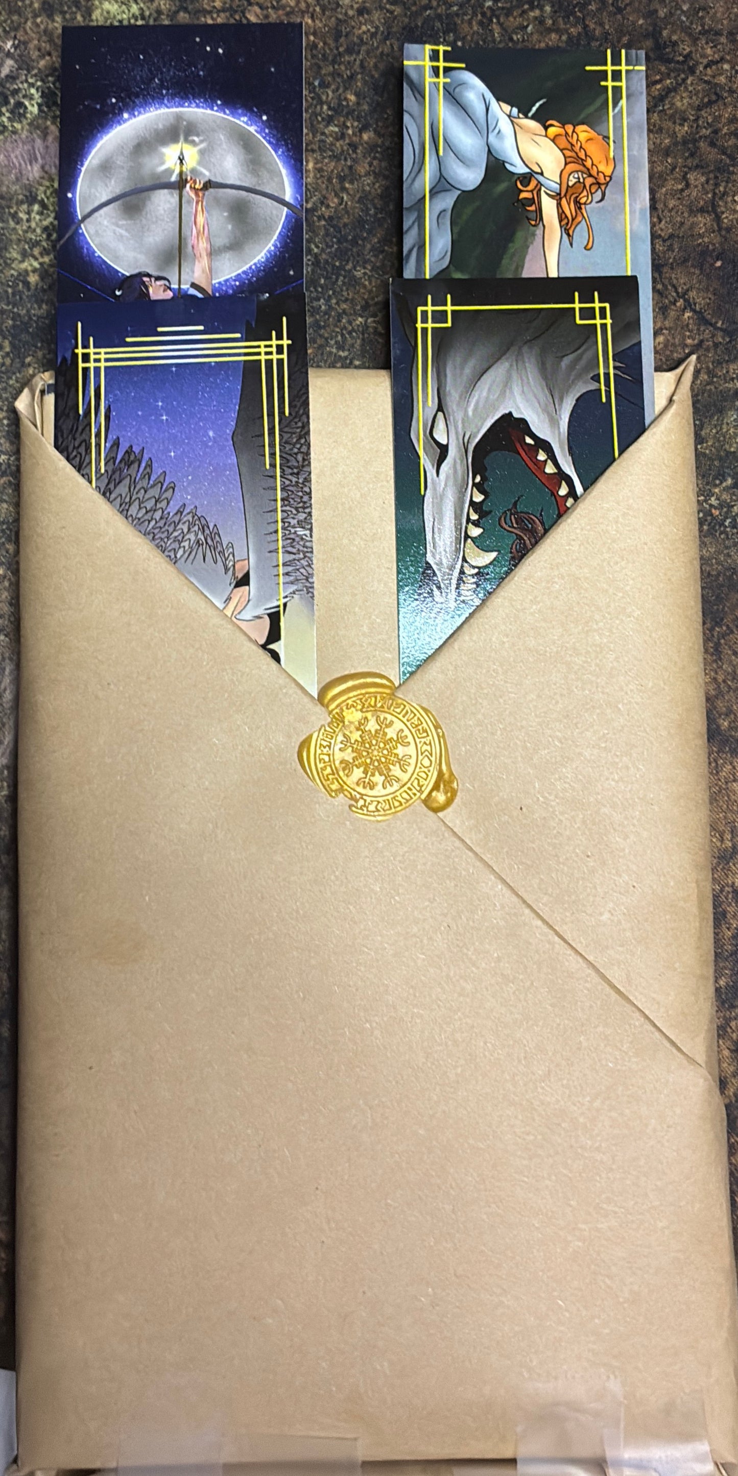 Signed Hardcover of The Usher of Spring + 4 Illustrated Bookmarks (YA Fantasy Bestseller)
